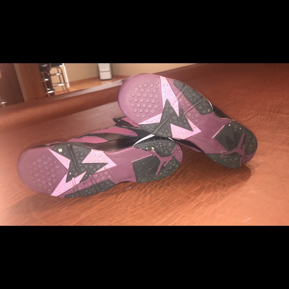 Jordan 7 Retro Mulberry size 6y - Picture 2 of 5